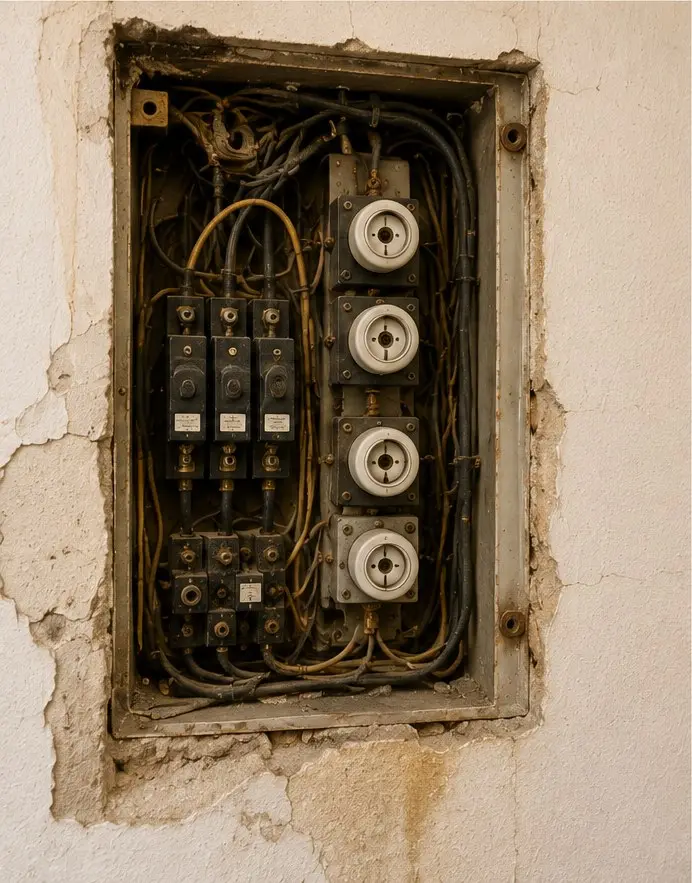 Instalación eléctrica — Antes