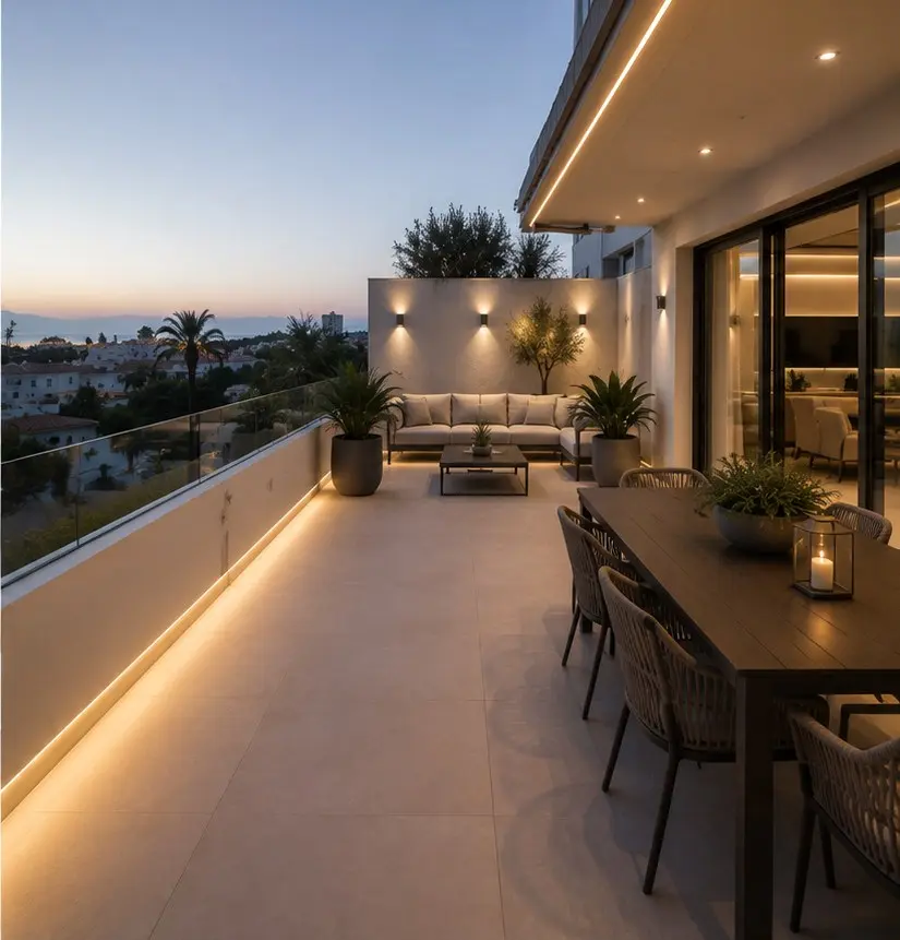 Terraza con vistas — Después
